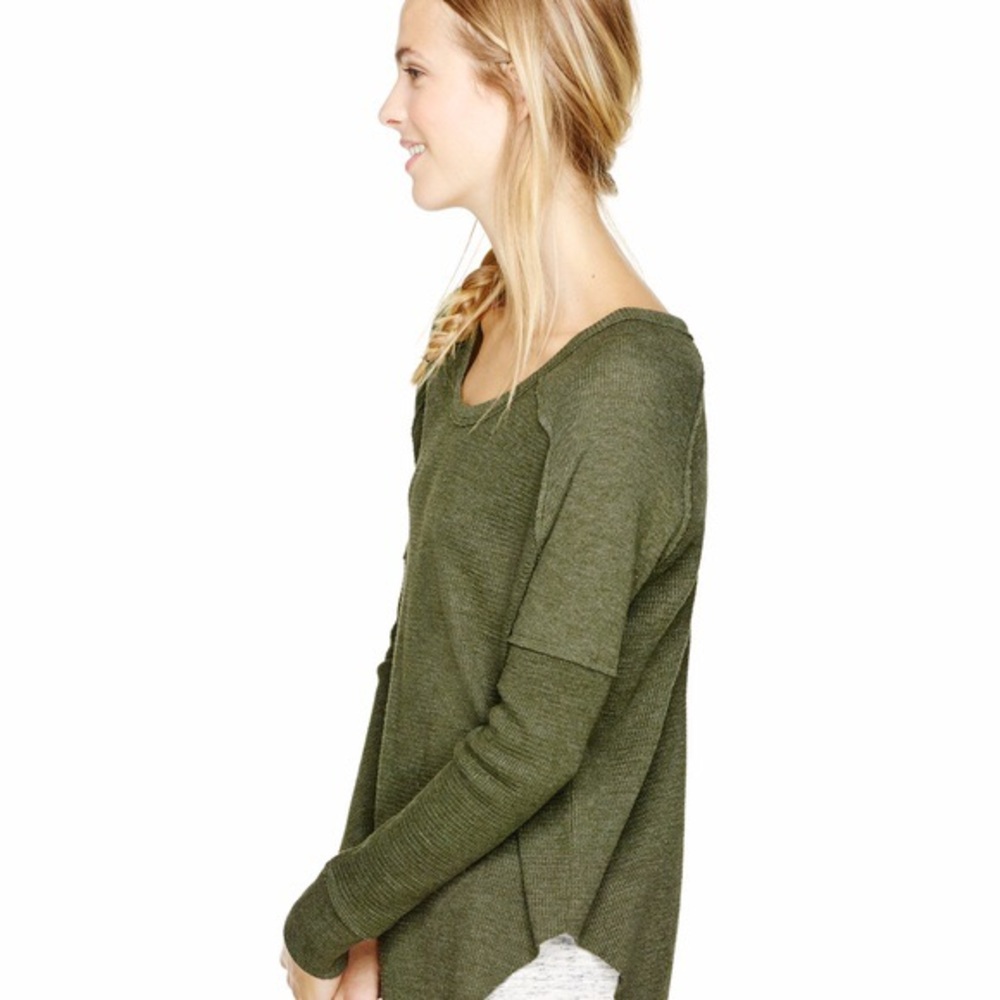 ARITZIA TNA WAFFLE WEAVE TOP
